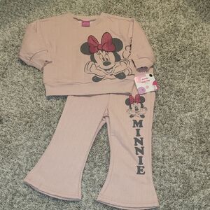 Disney Minnie Mouse Kids Pajama Set - Light Pink